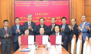 Ký kết hợp tác xúc tiến đầu tư và hỗ trợ doanh nghiệp